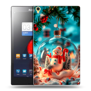 Силиконовый чехол на Lenovo Tab S8 с принтом Новый год