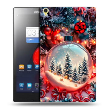 Силиконовый чехол на Lenovo Tab S8 с принтом Новый год