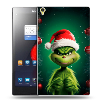 Силиконовый чехол на Lenovo Tab S8 с принтом Гринч Новый год Рождество