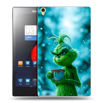 Силиконовый чехол на Lenovo Tab S8 с принтом Новый год гринч