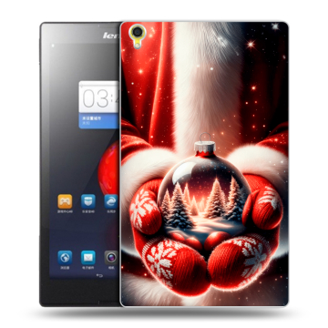 Силиконовый чехол на Lenovo Tab S8 с принтом Новый год