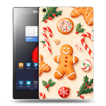 Силиконовый чехол на Lenovo Tab S8 с принтом Новый год