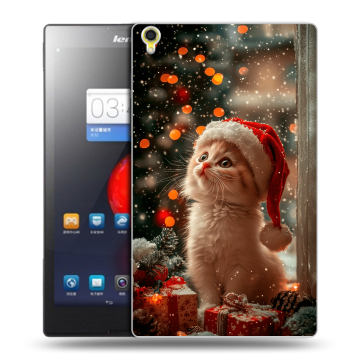 Силиконовый чехол на Lenovo Tab S8 с принтом Новый год