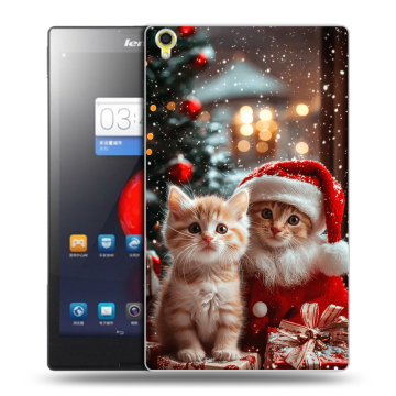 Силиконовый чехол на Lenovo Tab S8 с принтом Новый год