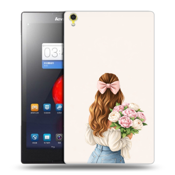 Силиконовый чехол на Lenovo Tab S8 с принтом женский