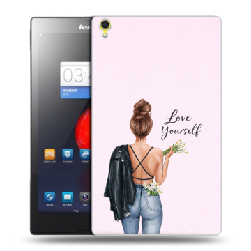 Силиконовый чехол на Lenovo Tab S8 с принтом женский