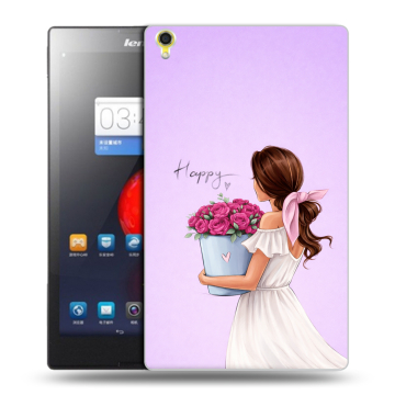 Силиконовый чехол на Lenovo Tab S8 с принтом женский