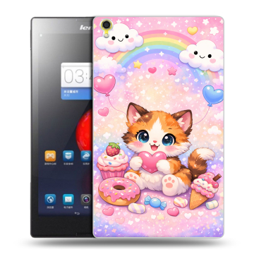 Силиконовый чехол на Lenovo Tab S8 с принтом для девочек
