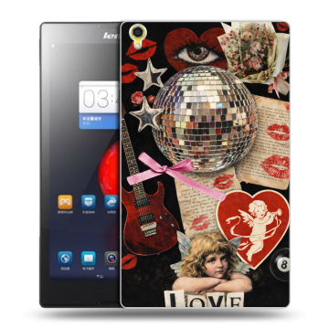 Силиконовый чехол на Lenovo Tab S8 с принтом для девочек