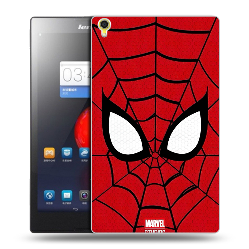 Силиконовый чехол на Lenovo Tab S8 с принтом человек паук spiderman Силиконовый чехол на Lenovo Tab S8 с принтом человек паук spiderman
