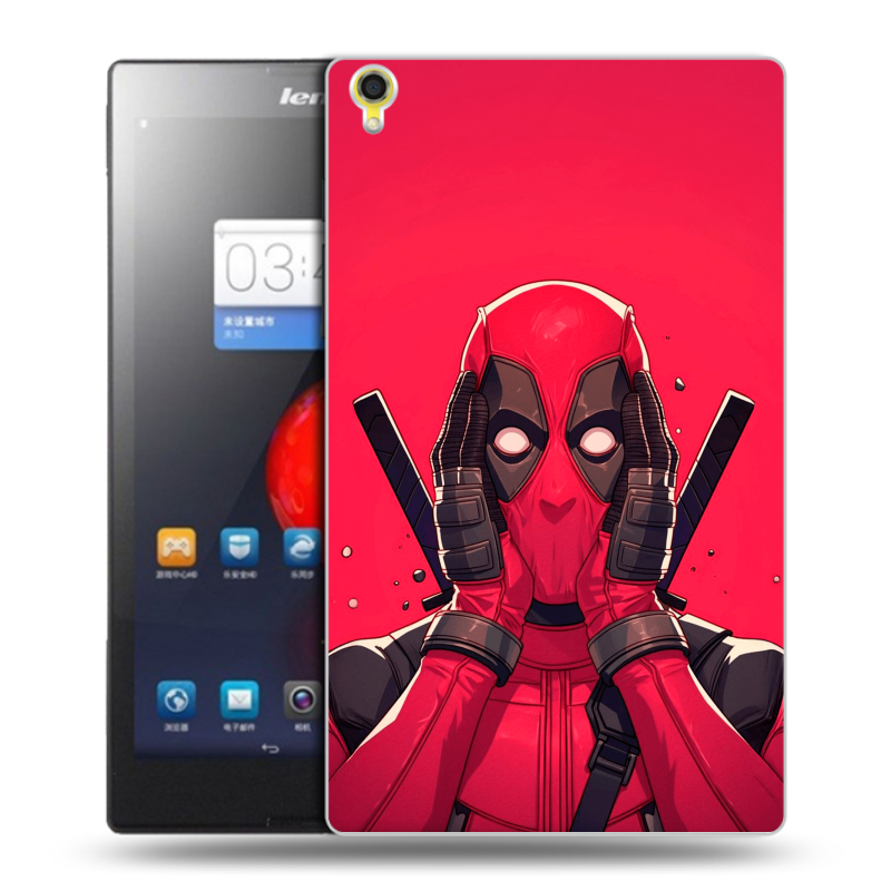 Силиконовый чехол на Lenovo Tab S8 с принтом Дедпул Deadpool Силиконовый чехол на Lenovo Tab S8 с принтом Дедпул Deadpool