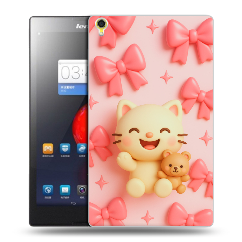 Силиконовый чехол на Lenovo Tab S8 с принтом для девочек Силиконовый чехол на Lenovo Tab S8 с принтом для девочек