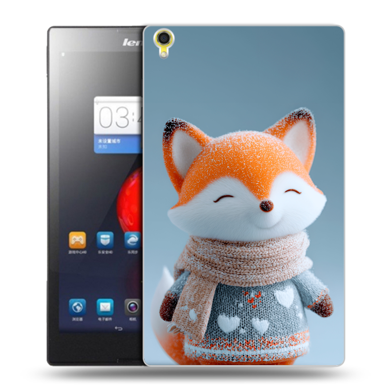 Силиконовый чехол на Lenovo Tab S8 с принтом Лиса Силиконовый чехол на Lenovo Tab S8 с принтом Лиса