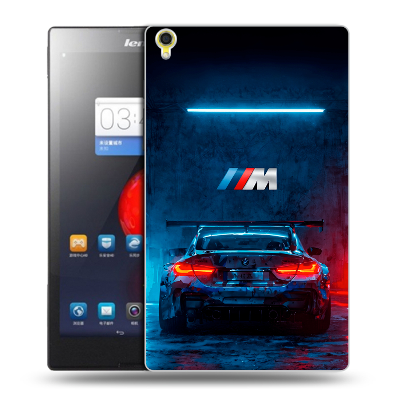 Силиконовый чехол на Lenovo Tab S8 с принтом BMW БМВ Силиконовый чехол на Lenovo Tab S8 с принтом BMW БМВ