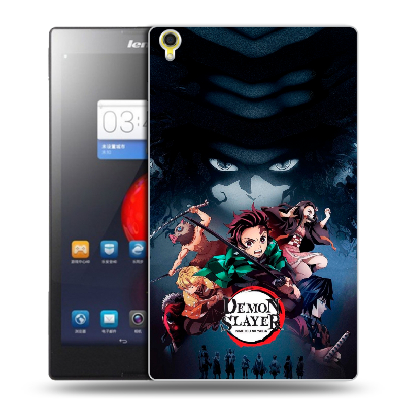Силиконовый чехол на Lenovo Tab S8 с принтом Demon Slayer Клинок рассекающий демонов Силиконовый чехол на Lenovo Tab S8 с принтом Demon Slayer Клинок рассекающий демонов