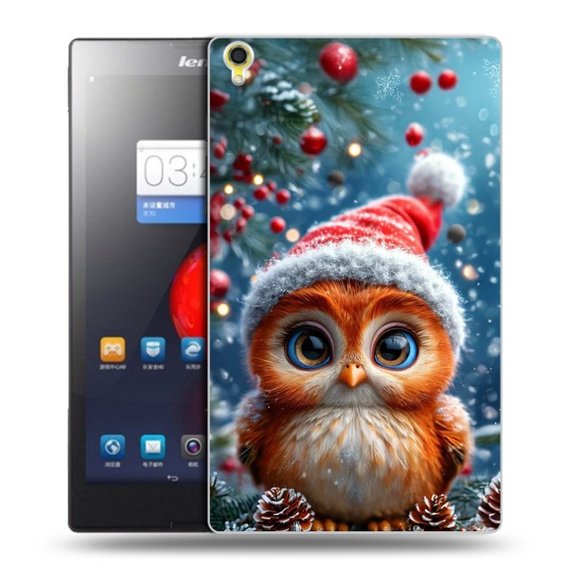 Силиконовый чехол на Lenovo Tab S8 с принтом Новый год Силиконовый чехол на Lenovo Tab S8 с принтом Новый год