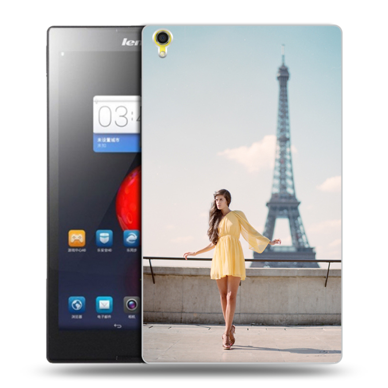 Силиконовый чехол на Lenovo Tab S8 с принтом Париж Силиконовый чехол на Lenovo Tab S8 с принтом Париж
