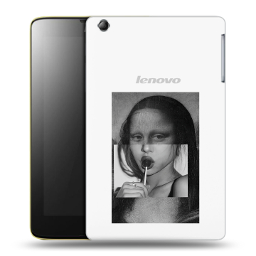 Силиконовый чехол на Lenovo IdeaTab A5500 с принтом Мона Лиза