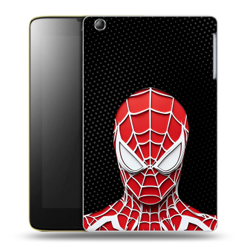 Силиконовый чехол на Lenovo IdeaTab A5500 с принтом человек паук spiderman