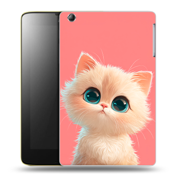 Силиконовый чехол на Lenovo IdeaTab A5500 с принтом Розовый котенок Силиконовый чехол на Lenovo IdeaTab A5500 с принтом Розовый котенок