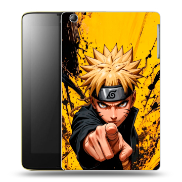Силиконовый чехол на Lenovo IdeaTab A5500 с принтом Naruto Наруто