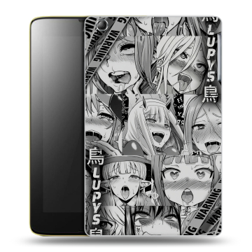 Силиконовый чехол на Lenovo IdeaTab A5500 с принтом Ahegao Ахегао Аниме Силиконовый чехол на Lenovo IdeaTab A5500 с принтом Ahegao Ахегао Аниме