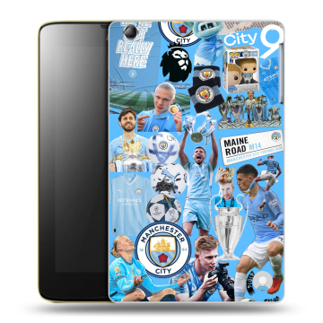 Силиконовый чехол на Lenovo IdeaTab A5500 с принтом Man City Манчестер Сити Силиконовый чехол на Lenovo IdeaTab A5500 с принтом Man City Манчестер Сити