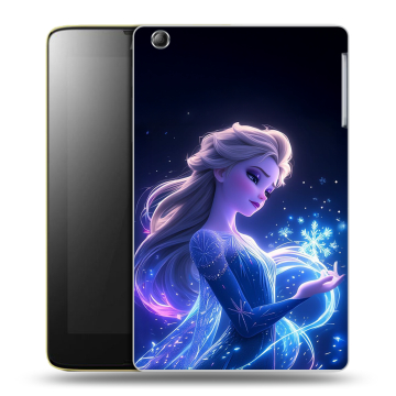 Силиконовый чехол на Lenovo IdeaTab A5500 с принтом Холодное сердце Frozen