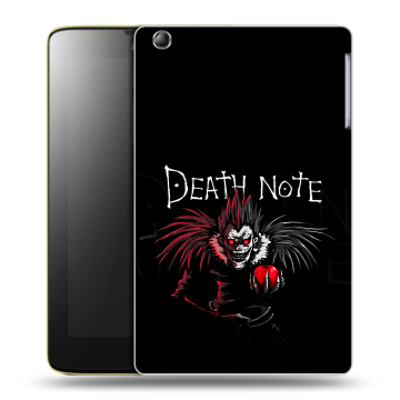 Силиконовый чехол на Lenovo IdeaTab A5500 с принтом Death note Тетрадь смерти