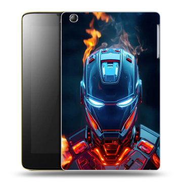 Силиконовый чехол на Lenovo IdeaTab A5500 с принтом IronMan Железный человек