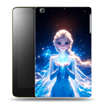 Силиконовый чехол на Lenovo IdeaTab A5500 с принтом Холодное сердце Frozen