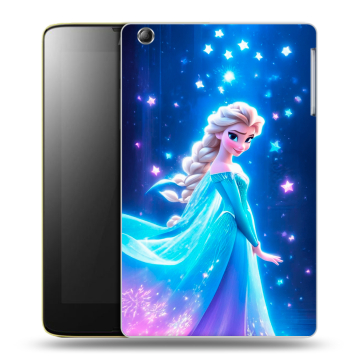 Силиконовый чехол на Lenovo IdeaTab A5500 с принтом Холодное сердце Frozen
