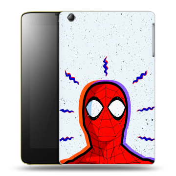 Силиконовый чехол на Lenovo IdeaTab A5500 с принтом Spiderman Человек паук Силиконовый чехол на Lenovo IdeaTab A5500 с принтом Spiderman Человек паук