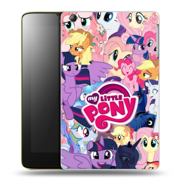 Силиконовый чехол на Lenovo IdeaTab A5500 с принтом My little pony Дружба чудо Силиконовый чехол на Lenovo IdeaTab A5500 с принтом My little pony Дружба чудо