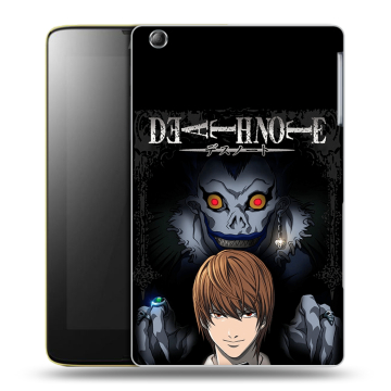 Силиконовый чехол на Lenovo IdeaTab A5500 с принтом Death note Тетрадь смерти Силиконовый чехол на Lenovo IdeaTab A5500 с принтом Death note Тетрадь смерти