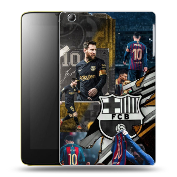 Силиконовый чехол на Lenovo IdeaTab A5500 с принтом Messi Barcelona Силиконовый чехол на Lenovo IdeaTab A5500 с принтом Messi Barcelona