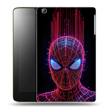 Силиконовый чехол на Lenovo IdeaTab A5500 с принтом Spiderman Человек паук