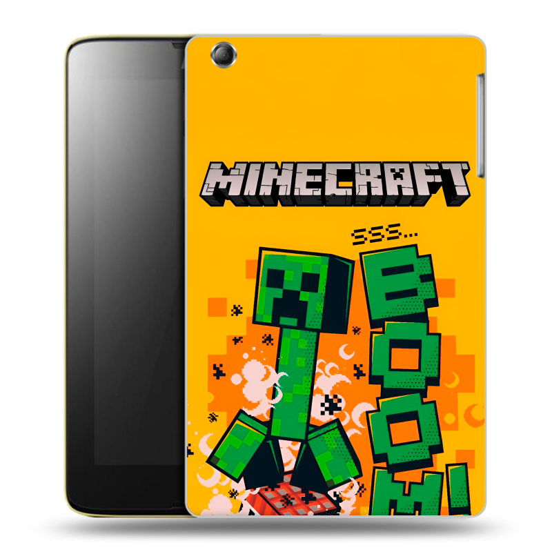 Силиконовый чехол на Lenovo IdeaTab A5500 с принтом Майнкрафт Minecraft Силиконовый чехол на Lenovo IdeaTab A5500 с принтом Майнкрафт Minecraft