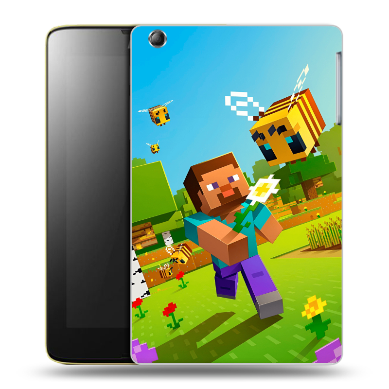 Силиконовый чехол на Lenovo IdeaTab A5500 с принтом Майнкрафт Minecraft Силиконовый чехол на Lenovo IdeaTab A5500 с принтом Майнкрафт Minecraft