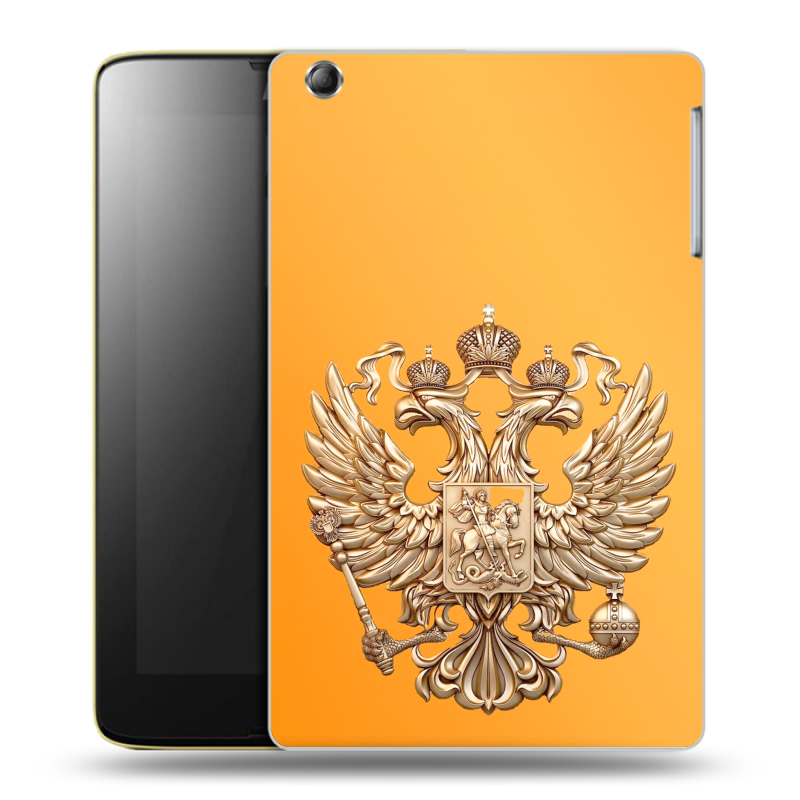 Силиконовый чехол на Lenovo IdeaTab A5500 с принтом Герб Флаг России Силиконовый чехол на Lenovo IdeaTab A5500 с принтом Герб Флаг России