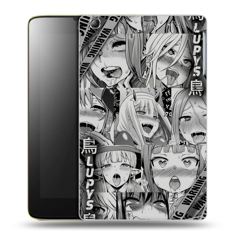 Силиконовый чехол на Lenovo IdeaTab A5500 с принтом Ahegao Ахегао Аниме Силиконовый чехол на Lenovo IdeaTab A5500 с принтом Ahegao Ахегао Аниме