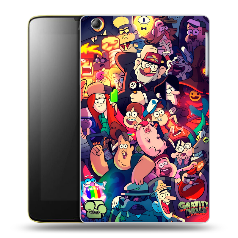 Силиконовый чехол на Lenovo IdeaTab A5500 с принтом Gravity Falls Гравити Фолз Силиконовый чехол на Lenovo IdeaTab A5500 с принтом Gravity Falls Гравити Фолз