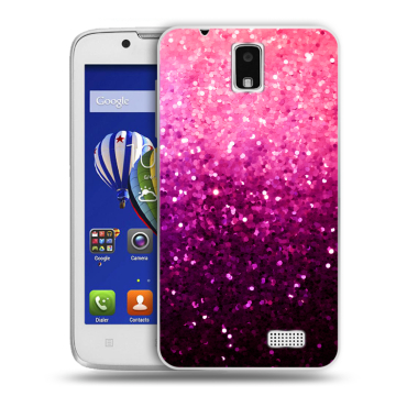 Пластиковый чехол на Lenovo A328 с принтом Блестки Пластиковый чехол на Lenovo A328 с принтом Блестки