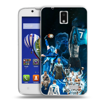 Пластиковый чехол на Lenovo A328 с принтом Реал Роналдо Пластиковый чехол на Lenovo A328 с принтом Реал Роналдо
