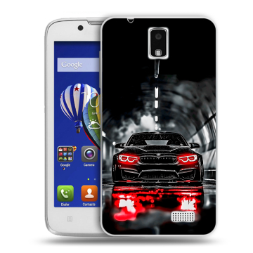Пластиковый чехол на Lenovo A328 с принтом BMW БМВ Пластиковый чехол на Lenovo A328 с принтом BMW БМВ