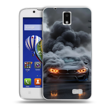Пластиковый чехол на Lenovo A328 с принтом BMW БМВ Пластиковый чехол на Lenovo A328 с принтом BMW БМВ