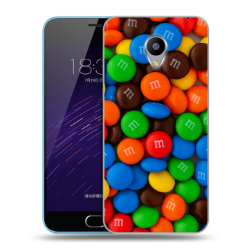 Пластиковый чехол на Meizu M1 с принтом Конфеты