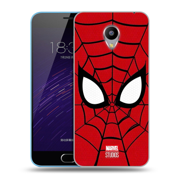 Пластиковый чехол на Meizu M1 с принтом человек паук spiderman Пластиковый чехол на Meizu M1 с принтом человек паук spiderman