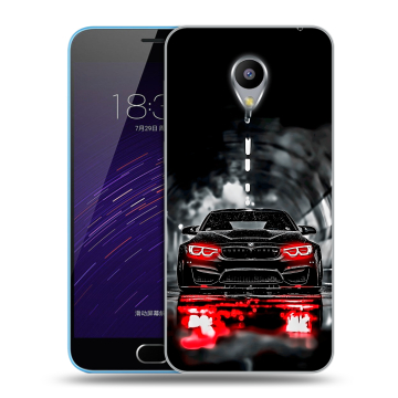 Пластиковый чехол на Meizu M1 с принтом BMW БМВ Пластиковый чехол на Meizu M1 с принтом BMW БМВ