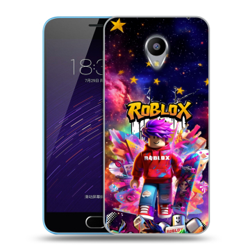Пластиковый чехол на Meizu M1 с принтом Roblox Роблокс Пластиковый чехол на Meizu M1 с принтом Roblox Роблокс
